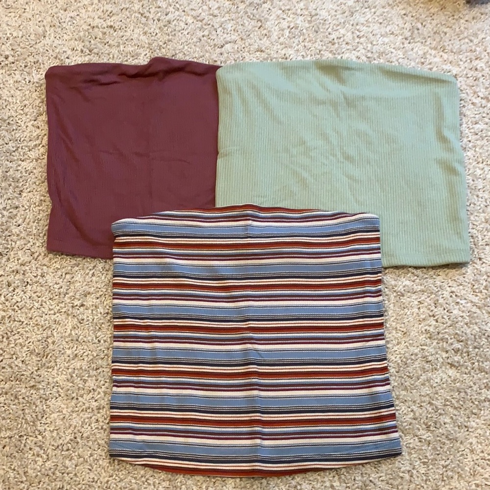 Set of 3 American Eagle tube tops